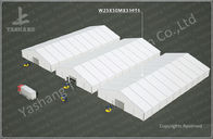25x50 M Logistics Outdoor Warehouse Tents , Clear Span Fabric Buildings